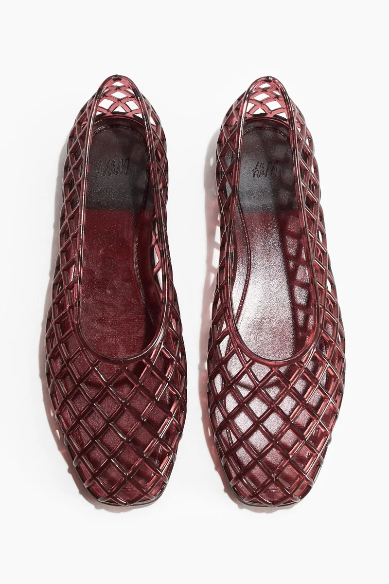 H&M  Plastic mesh ballet flats for Women | Best Price UAE