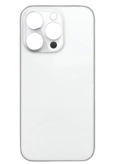 Replacement glass back for iPhone 14 Pro Max, titanium white