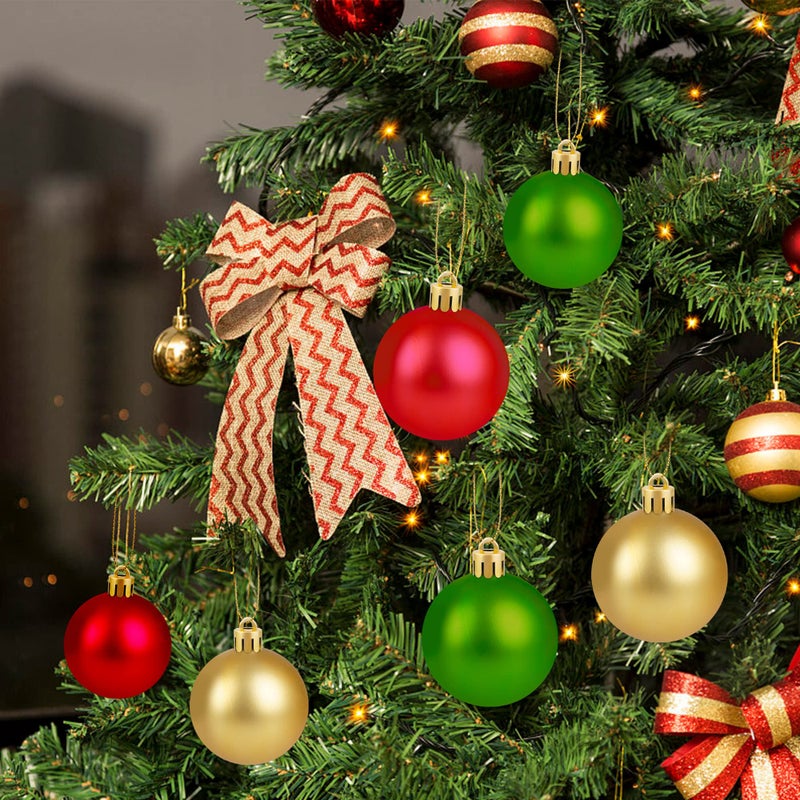 WBCBEC 120 Pieces 0.5 Inch Round Christmas Ornament Caps Replacement Plastic Christmas Ornament Hangers Caps for Christmas Tree Ceramic Glass Porcelain Christmas Ornaments DIY Decorations (Gold) - Image 5