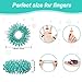 Nuogo 200 Pcs Acupressure Rings Fidget Spiky Sensory Finger Massager Ring Stress Relief Fidget Sensory Toys Anxiety Relief Toys Stress Reducer for Men WomenVivid Color - Image 4