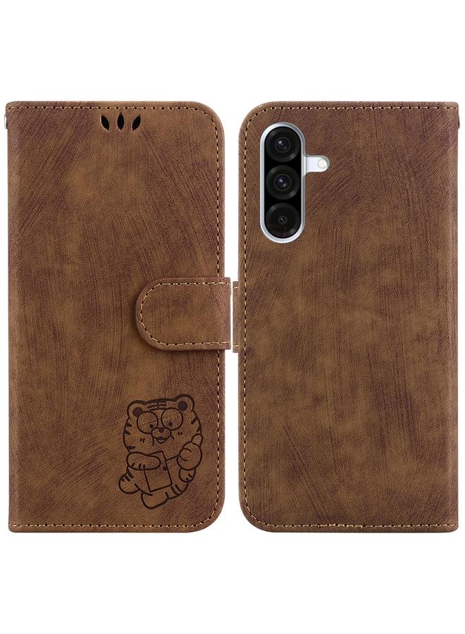 اس-توب جراب لهاتف Samsung Galaxy A26 5G جراب هاتف من الجلد المنقوش عليه نمر صغير - Image 1