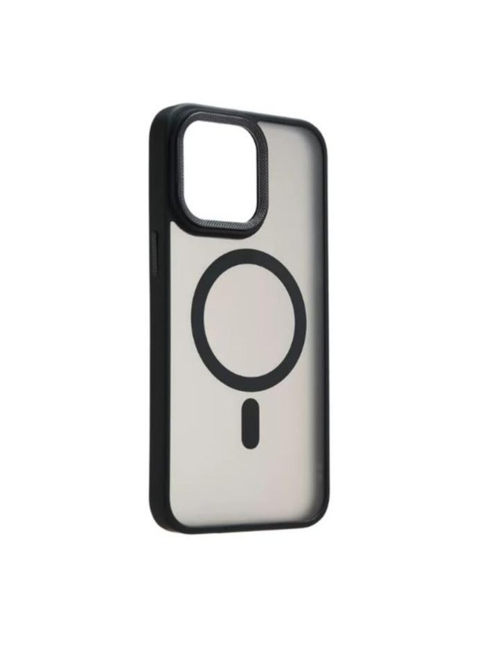 Eco Case for iPhone 12 Pro MaX Case Magnetic Translucent Matte Phone Cases [Compatible with MagSafe] Thin Slim Fit Shockproof Bumper Hard Protective Cover for Women Men Girls  - Image 1
