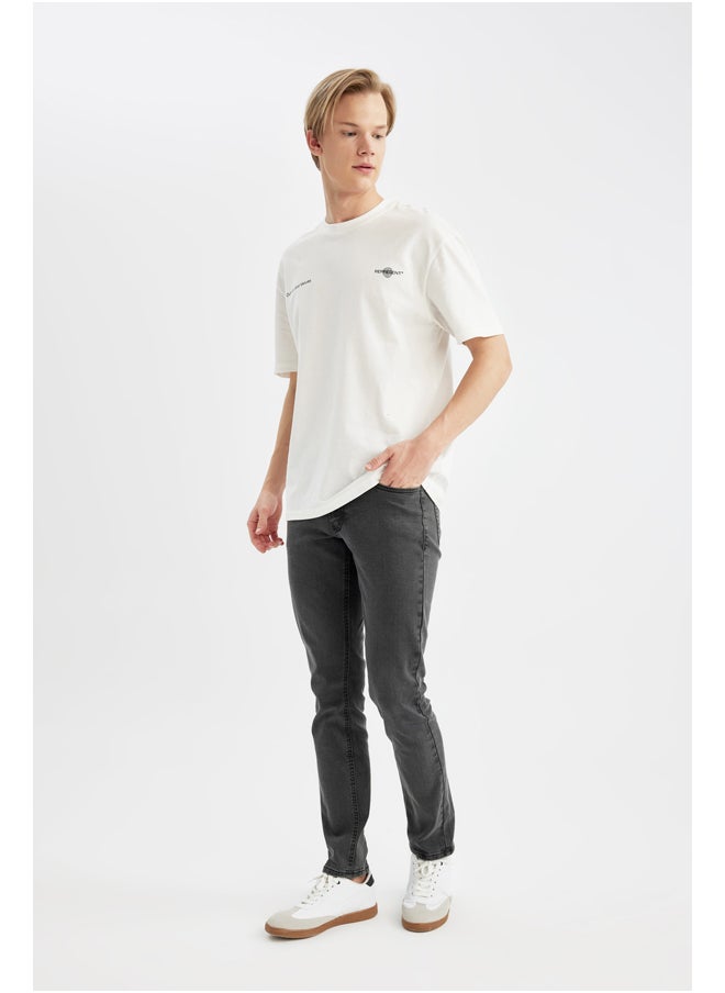 DeFacto Man Slim Fit Denim Trousers  - Image 3