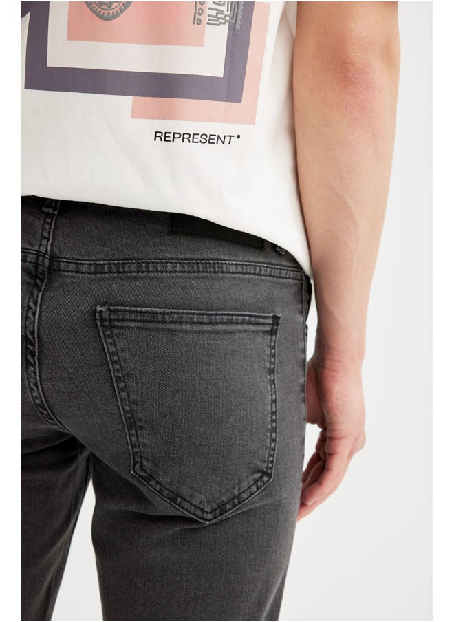 DeFacto Man Slim Fit Denim Trousers  - Image 4