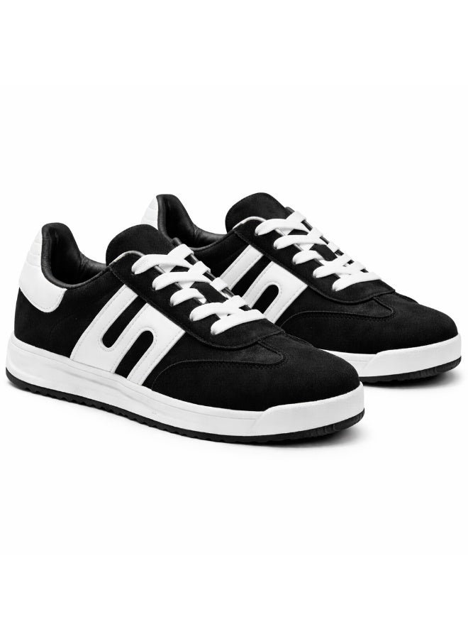 أحذية رياضية نسائية من الجلد المدبوغ بتصميم عصري - Image 2