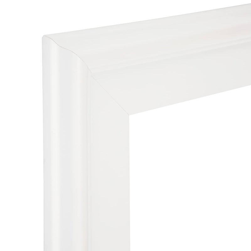 كرييتف مارك إطار صورة خلاق مارك بلينج خشبي - 5 × 7 أبيض - إطار فردي احترافي لألواح فنية تمتد إلى صور قماش ومزيد من الزجاج والدعم غير المدرجة - Image 2