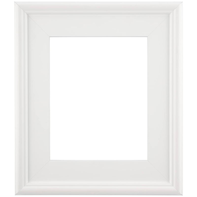 كرييتف مارك إطار صورة خلاق مارك بلينج خشبي - 5 × 7 أبيض - إطار فردي احترافي لألواح فنية تمتد إلى صور قماش ومزيد من الزجاج والدعم غير المدرجة - Image 1