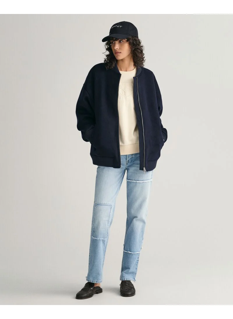 GANT Gant Regular Tonal Shield C-Neck Sweat