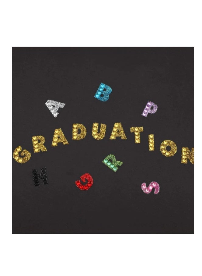 8 ورق رسالة ملصق، ملونة هدية الأبجدية ملصق الرسالة اللاصقة الذاتية - Image 4