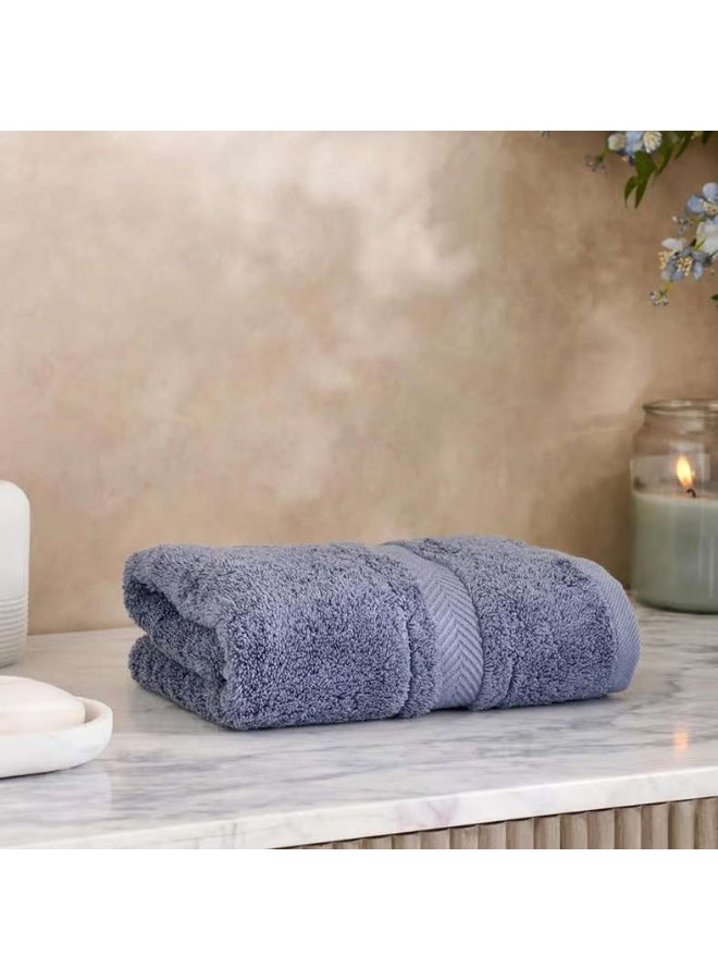 Pan Home Luxury Cotton Hand Towel 50x90cm - Slate Blue - Image 1