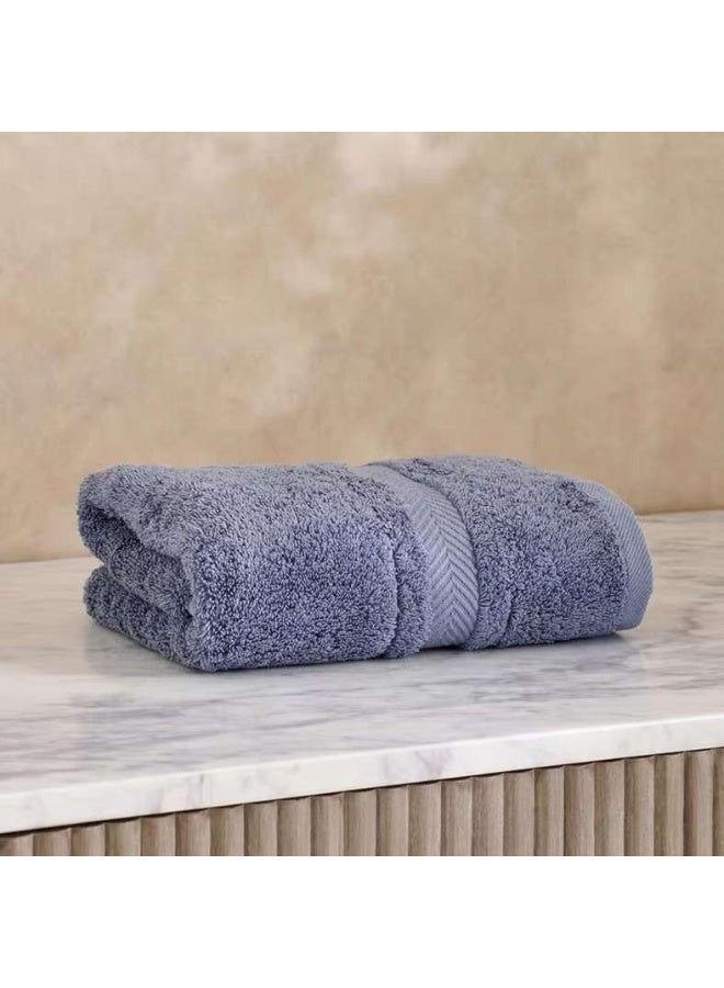 Pan Home Luxury Cotton Hand Towel 50x90cm - Slate Blue - Image 4