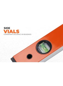 BLACK+DECKER 100Cm Aluminium Box Beam Spirit Level Orange Black Bdht43190 2 Years Warranty  - Image 4