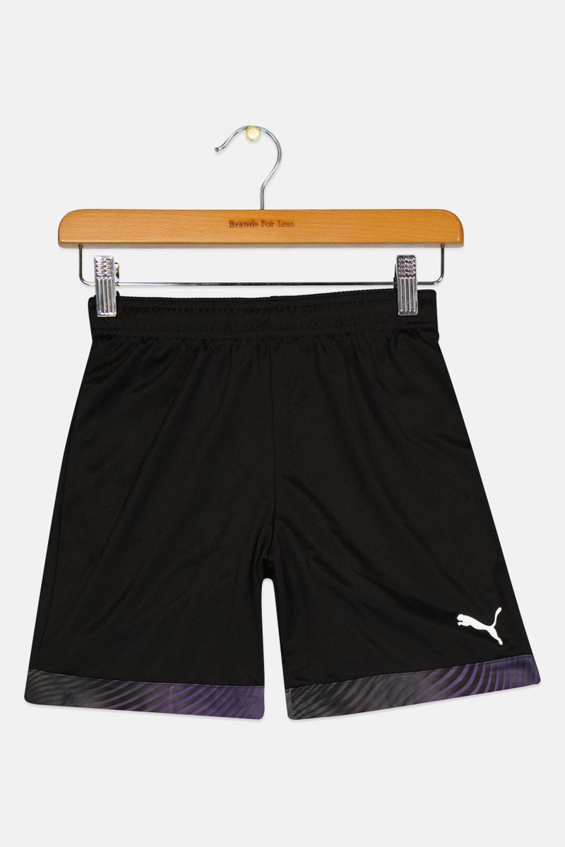 PUMA Kids Boy Regular Fit Training Shorts, Black - Image 1
