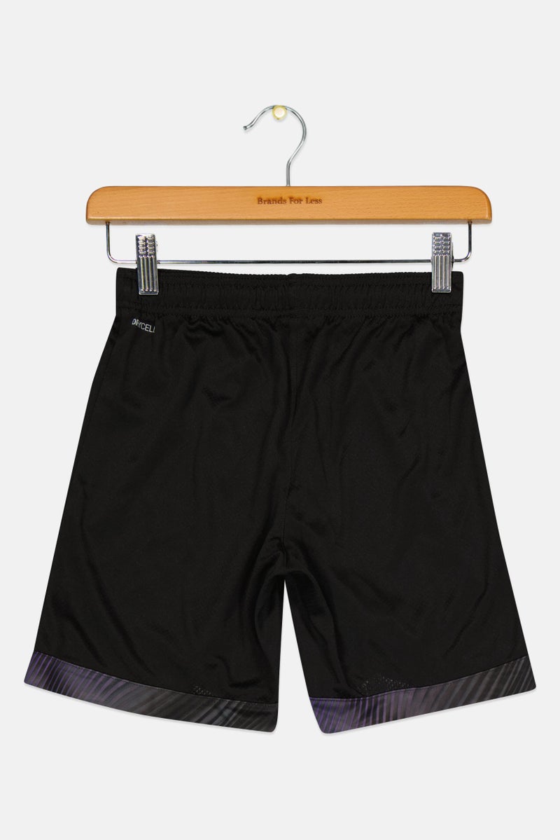 PUMA Kids Boy Regular Fit Training Shorts, Black - Image 2