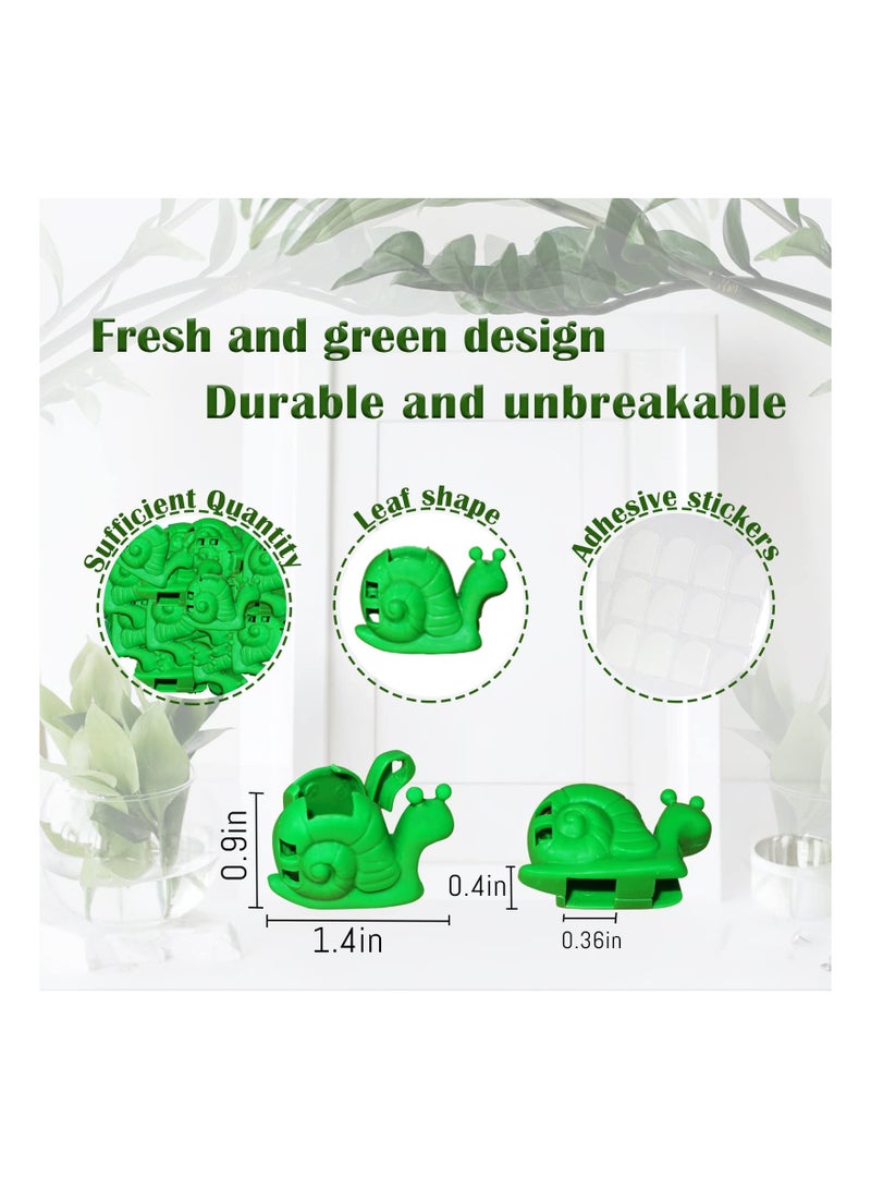 SYOSI 50 قطعة مشابك نباتية للنباتات المتسلقة، مشابك نباتية ملتصقة ذاتياً، مشابك تثبيت للنباتات المتسلقة، مشابك تثبيت حائطية للنباتات لتدريب الكروم والزاحفات، دعم الحدائق الرأسية للنباتات المتسلقة - Image 3