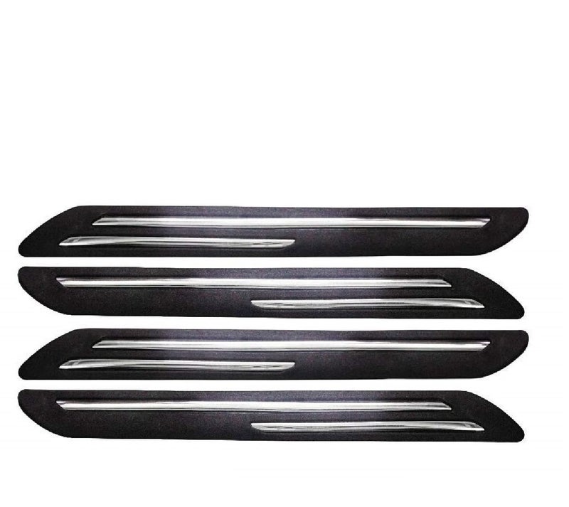 Car Bumper Guard for Honda Amaze (New-2018) - (Chrome Strip)