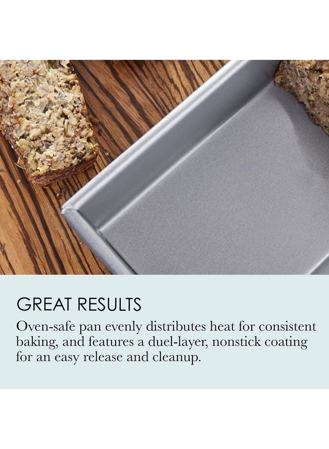 chicago metallic Chicago Metallic Commercial II Non-Stick Mini Loaf Pans, 5-3/4 by 3-1/4 by 2-1/4-Inch, Gray , 4 Count (Pack of 1) - Image 5