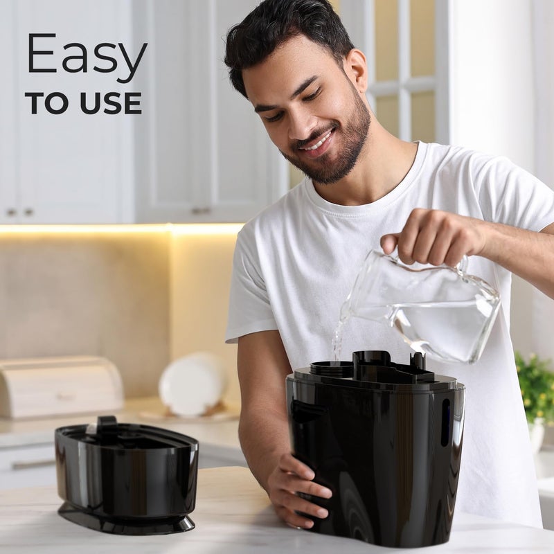 Everlasting Comfort Everlasting Comfort Cool Mist Humidifiers for Bedroom 6L - Humidifier Large Room No-Filter, Quiet Air Humidifier for Plants, Baby, Allergies, Dry Skin, Congestion, 50 Hr Run Time, Easy Clean  - Image 4