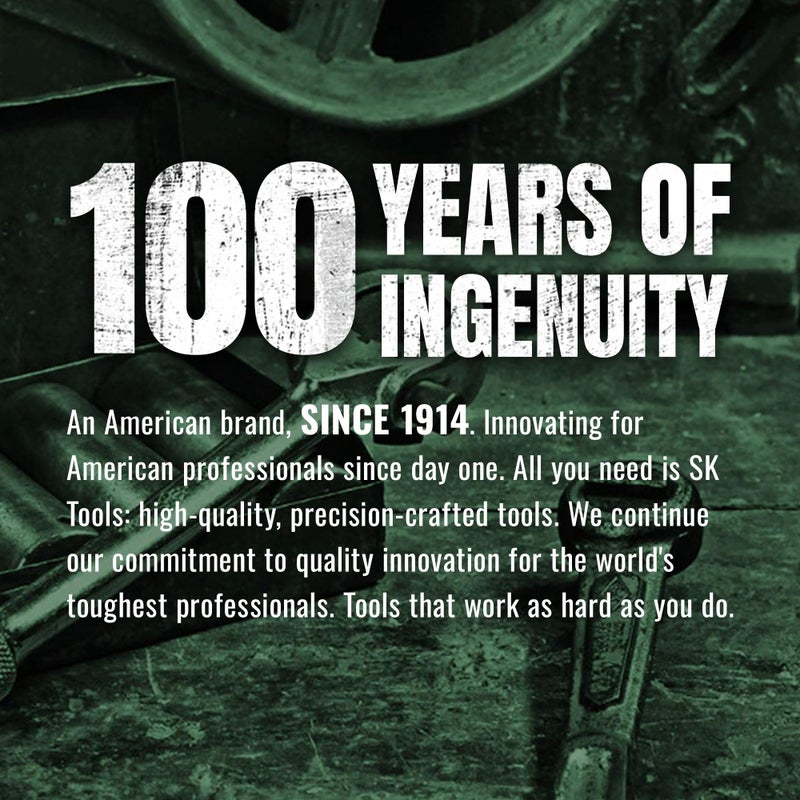 SK 2-Piece Adjustable Wrench Set, 10-Inch, 12-Inch, Cr-V Steel, SAE & Metric Scales - Image 2