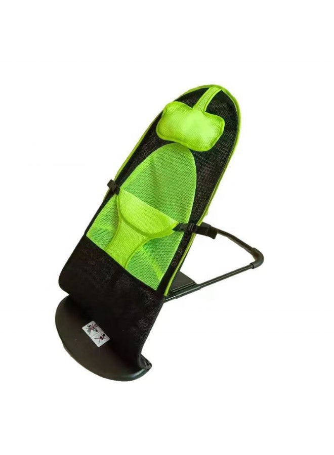 Adjustable Baby Rocking Chair with Non-Slip Bottom | Portable Folding Bouncer Bed & Floor-Standing Rocking Sun Chair for Newborns & Infants - Image 2