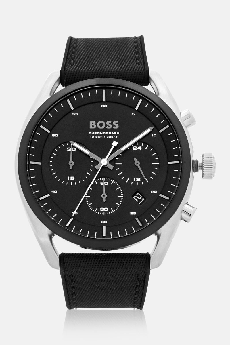 BOSS Men 1514091 Round  Analog Watch 44 mm, Black  - Image 1