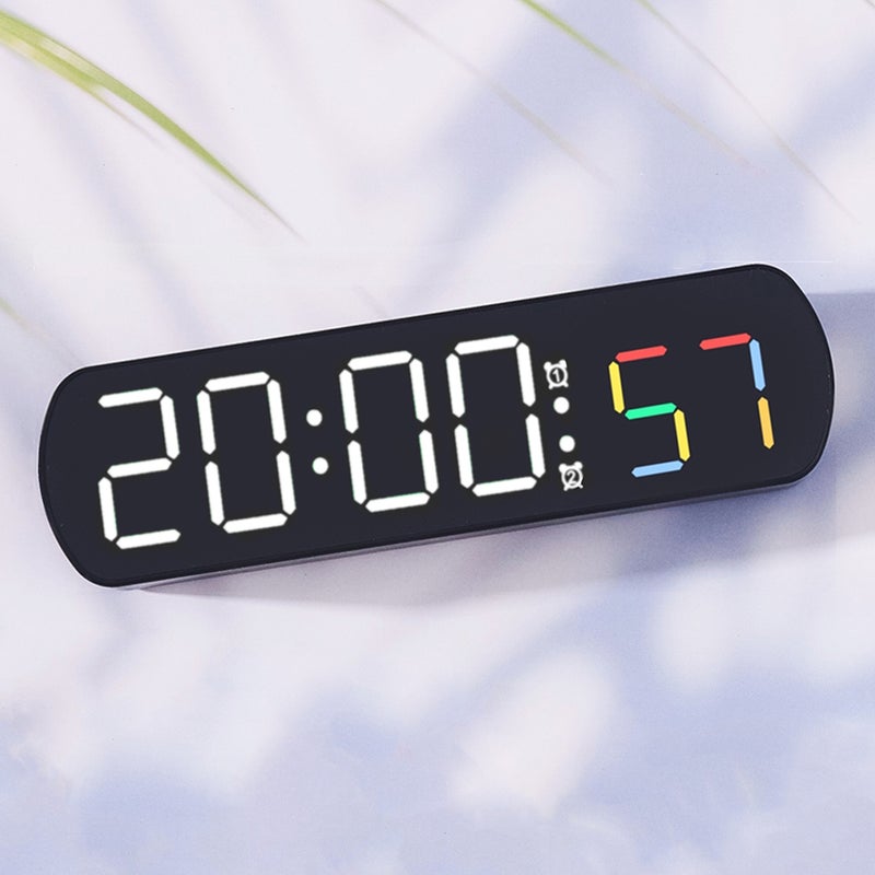 Digital Alarm Clock Multi-function Desk Clock With Temperature Display Countdown Timer - Image 3