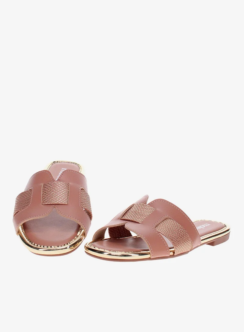 Moleca Beige Flat Sandals for Women – Stylish & Comfortable Everyday Wear for Women | Best Price UAE