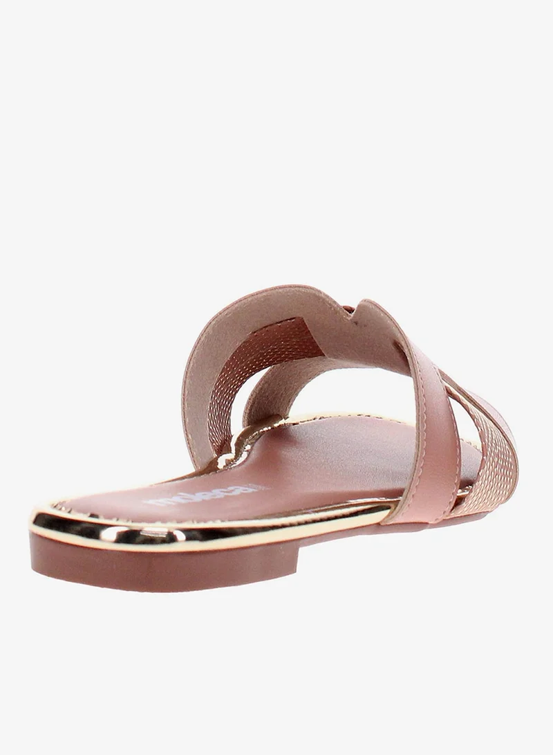 Moleca Beige Flat Sandals for Women – Stylish & Comfortable Everyday Wear for Women | Best Price UAE
