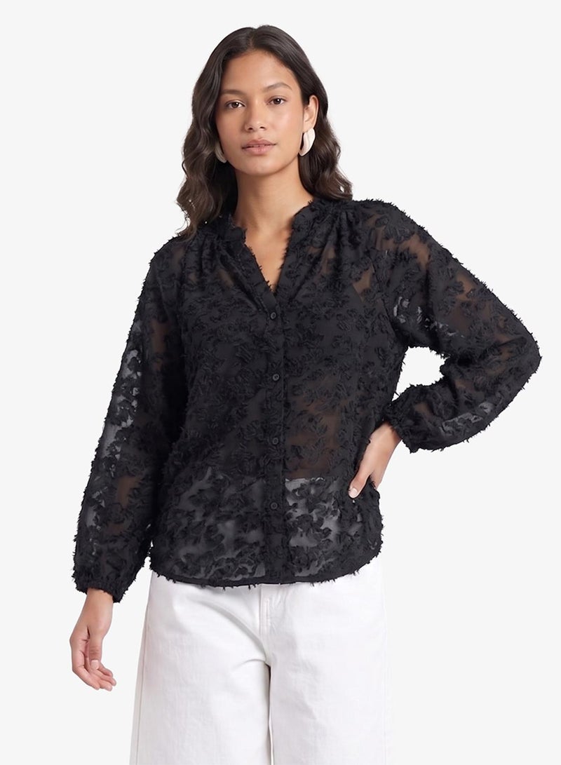ONLY Emblished Long Sleeve Shirt - Image 2