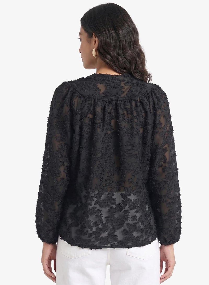ONLY Emblished Long Sleeve Shirt - Image 3