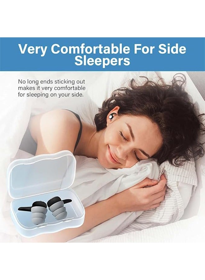 Sthxyfaith Ear Plugs for adluts – Ultra-Comfy Reusable Noise-Reducing Earplugs For Sleep Deep Focus swimming Travel Noise Sensitivity Flexible Hearing Protection Customizable Fit 33dB (SNR) Noise Reduction  - Image 5