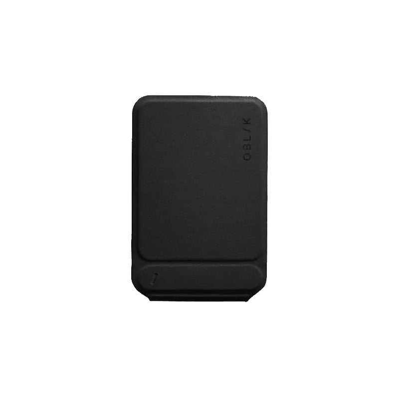 OBLIK Tripod Stand & Mag-Safe Wallet | 4 in 1 Multi-Functional : Tripod/Selfie Stick/Phone Stand/Wallet | Strong Magnets | Compatible with iPhone Air/17/16/15/14/13/12 Series - Black - Image 2