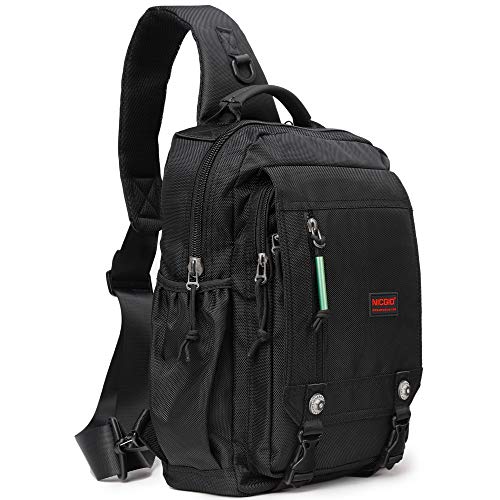 NICGID Sling Bags Chest Shoulder Backpacks, 13.3'' Laptop Backpack Crossbody Messenger Bag Travel Outdoor Men Women - Image 1
