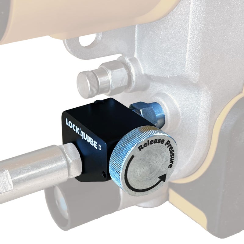 LockNLube Pressure Return Valve for Use with Cordless Grease Guns No More Pressure Locks Returns Grease to The Tube Releases Hose backpressure