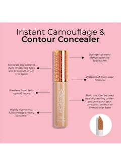 MCoBeauty MCoBeauty Instant Concealer Camouflage & Contour, Light, Perfecting Contour with Flawless Coverage, Vegan, Cruelty Free Cosmetics  - Image 3