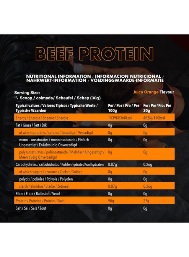 NXT Beef Protein Isolate Orange 540g - Image 3