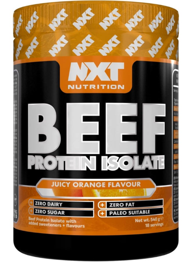 NXT Beef Protein Isolate Orange 540g - Image 1