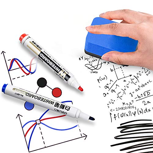 BINGBING Dry Erase Erasers, 36 Pack Magnetic Whiteboard Eraser Chalkboard Eraser Dry Eraser for Classroom Office and home (Blue) - Image 3