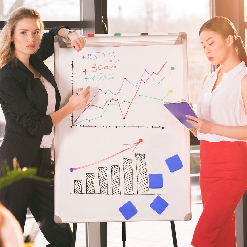 BINGBING Dry Erase Erasers, 36 Pack Magnetic Whiteboard Eraser Chalkboard Eraser Dry Eraser for Classroom Office and home (Blue) - Image 4