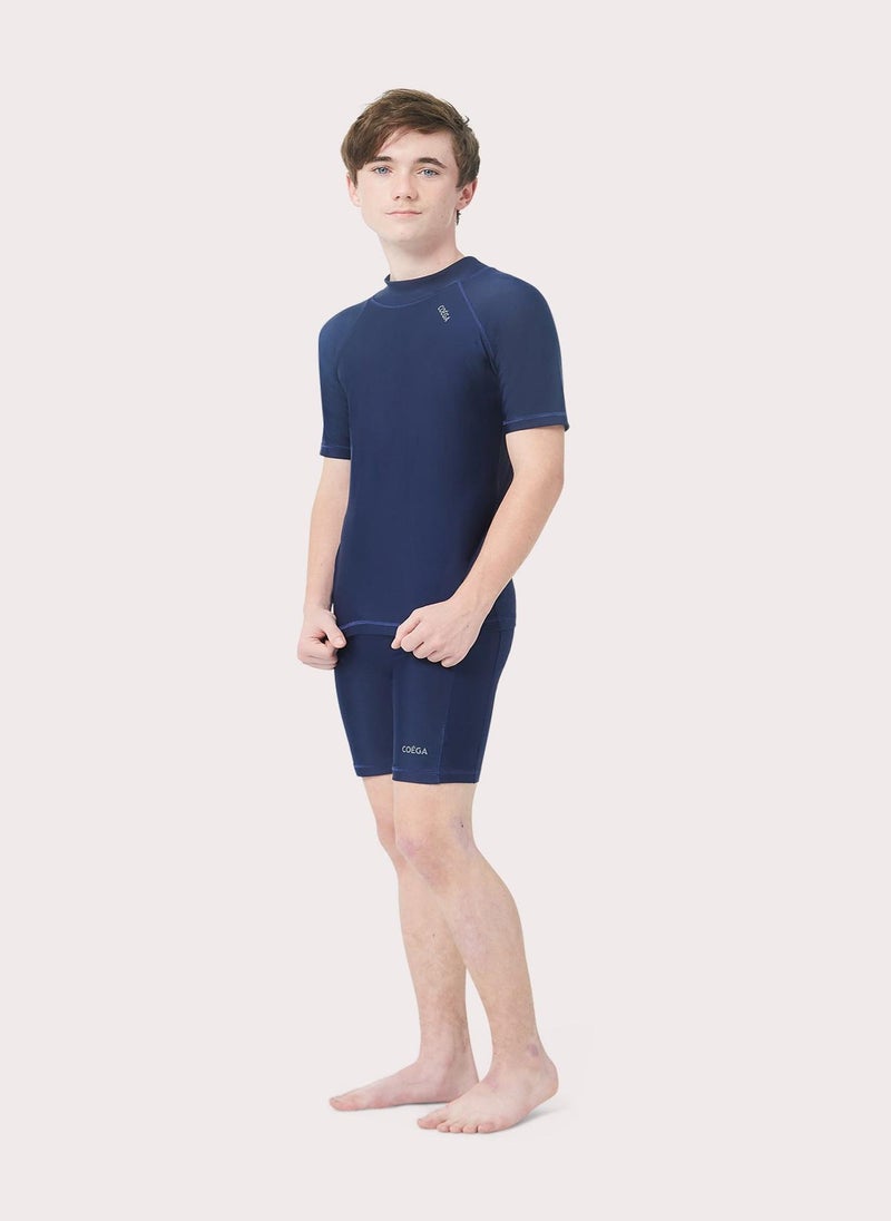 COEGA SUNWEAR COEGA Unisex Youth Two Piece Suit - Navy - Image 3