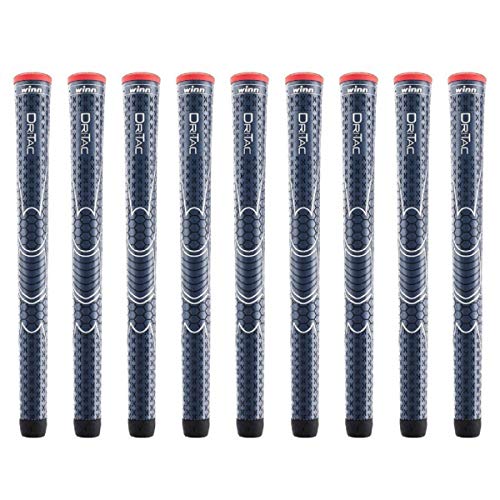 Winn Dri-Tac Standard Navy Blue - 9 Piece Golf Grip Bundle - Image 1