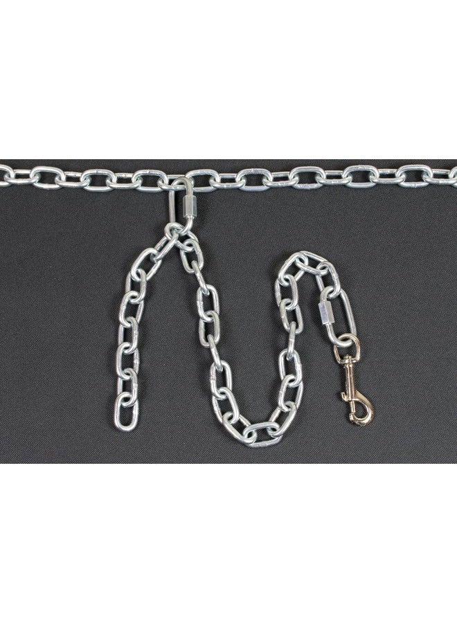 Paws n Claws Chew Proof Truck Bed Dog Tether Chain SUV Pet Leash Harness Vehicle Restraint Barrier Cable Tie Out - Image 5