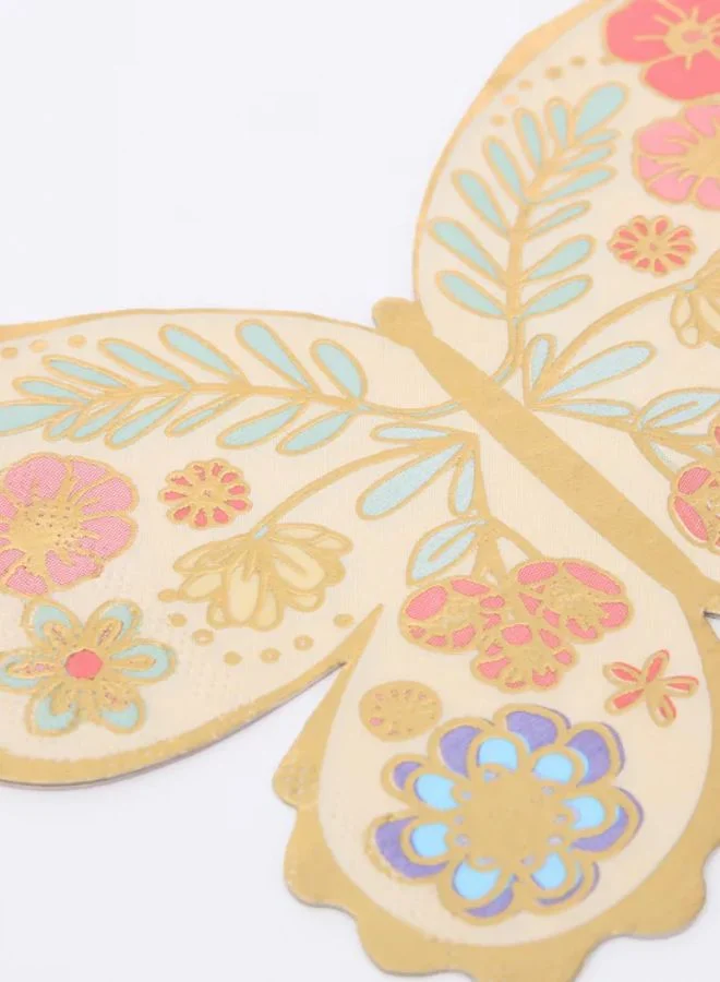 Meri Meri Floral Butterfly Napkins