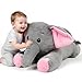 Cudhug 32 Big Elephant Stuffed Animal Giant Grey Elephant Plush Toy Huge Size Fluffy Plushy Fat Plushie Gift for Kids - Image 3
