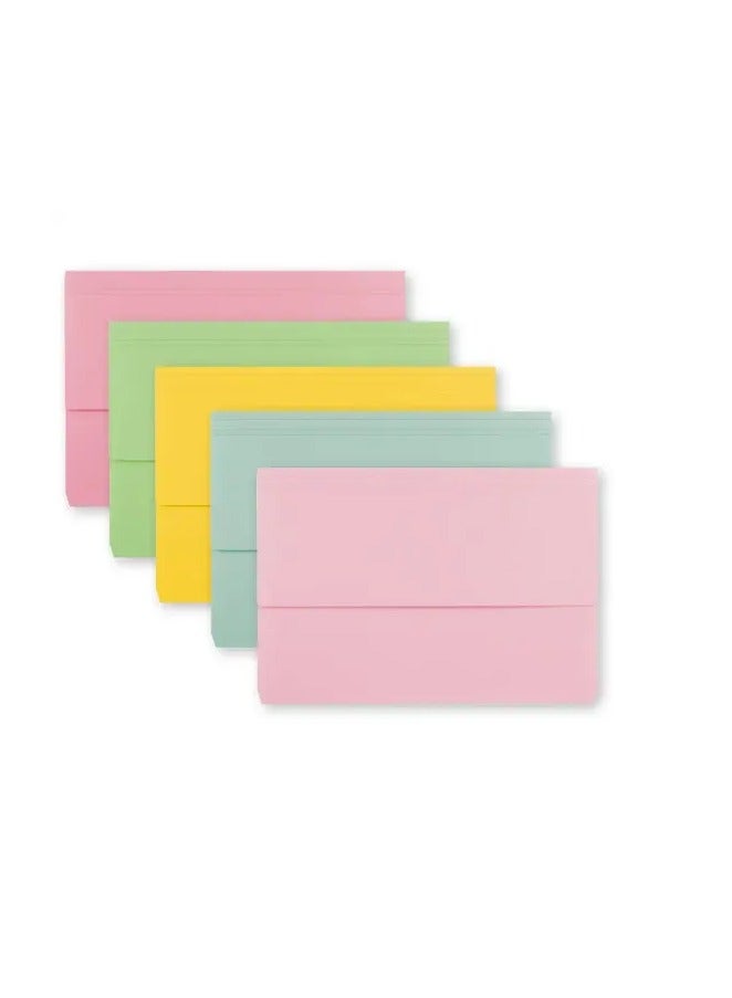 TIGER A4 Card Docment Wallet Singles Pastel Asstd - Image 1