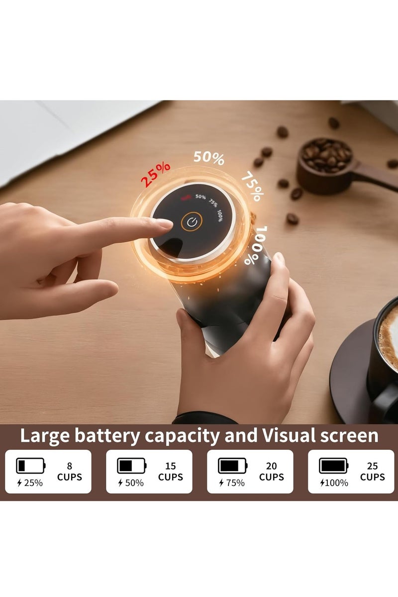 Necomi Electric Coffee Grinder, Upgraded Electric Grinder with Touch Screen, Portable Coffee Grinder, 38 Multiple External Adjustable Grinds Settings for Coffee Espresso French Press Electric Coffee Mill - Image 4