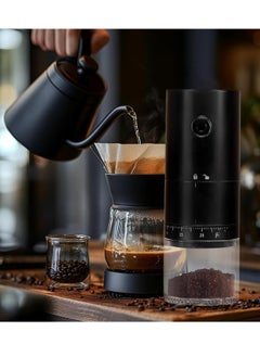 Necomi Electric Coffee Grinder Electric Grinder Electric Bean Mill Adjustable Grinds Settings for Coffee Espresso French Press Electric Coffee Mill  - Image 4