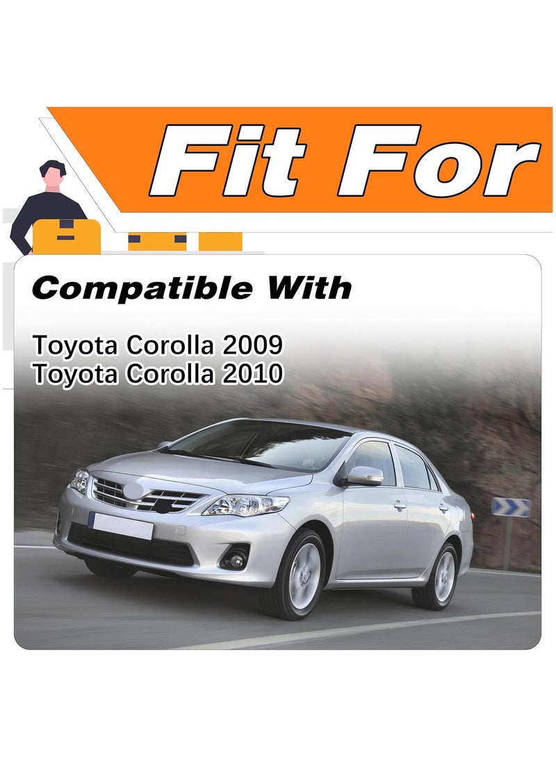 Elshafey Fog Lights Assembly Driving Fog Lights Lamps For Toyota Corolla 2009-2010 |Clear Lens Front Driving Lamps - Image 4