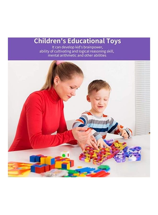 NIBEMINENT Fidget Pop Llama Silicone Bubble Sensory Anxiety Reliever decompression Squeeze Toy 6.3 X 5.5 0.59inch - Image 4