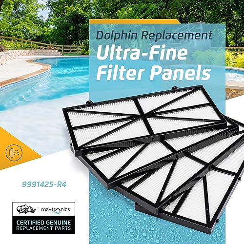 Dolphin Genuine Replacement Part Ultra-Fine Filter Panels (4PK) Part Number 9991425-R4 - Image 2